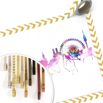 Poster Bleichner - München Aquarell Skyline 