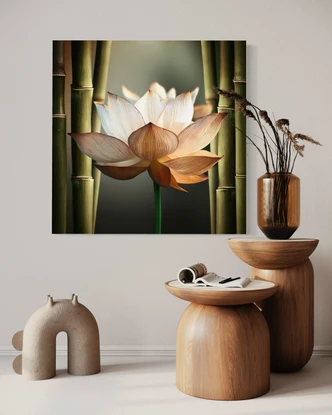 Leinwandbild Blume Zen-Bambus Leinwandbild Blume Zen-Bambus