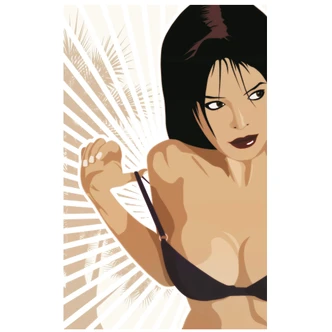 Beach Girl 2 Wall sticker 