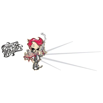 Muursticker Rock \'Dinner Mafia\' 1 