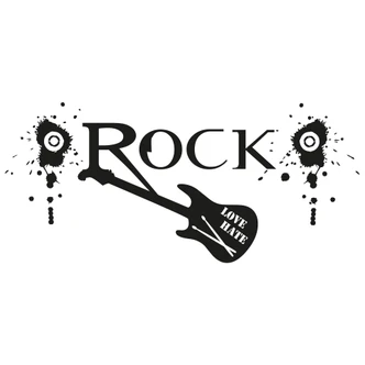 Rock Wall sticker 