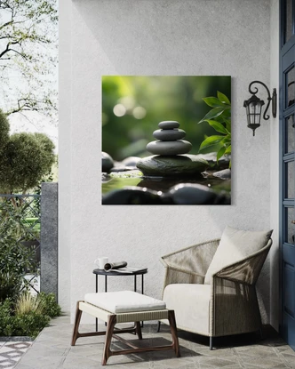Leinwandbild Steine Zen Natur Leinwandbild Steine Zen Natur