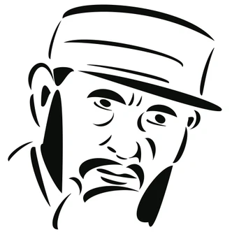 Sticker mural - Fidel 