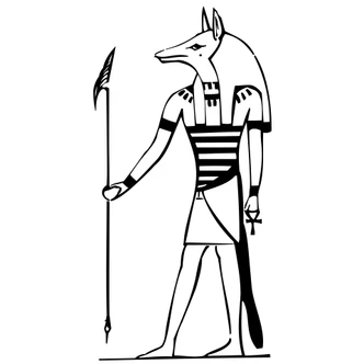 Muursticker Anubis 2 
