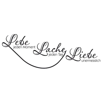 Wandtattoo Lebe jeden Moment... 3 (2-farbig) 