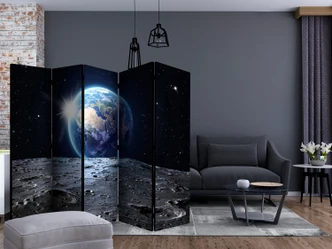 Paravent, Raumteiler freistehend, Trennwand - View of the Blue Planet II, 5-teilig - einseitig bedruckt - 225x172 cm 