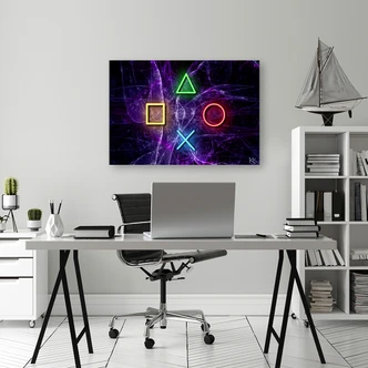 Leinwandbild, Für Gamers Spielkonsole 