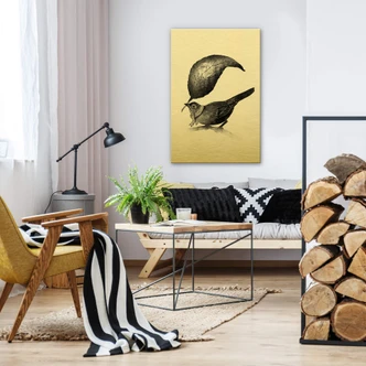 Dibond Schilderij met goud effect Nicebleed - the Messenger 