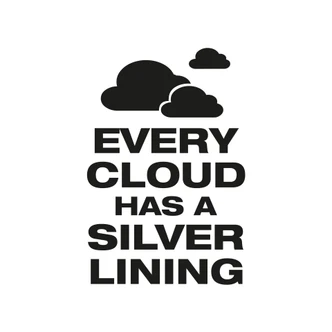 Every Cloud... Wall sticker 