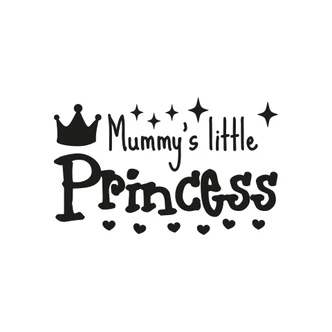 Wandtattoo Mummy's little Princess 