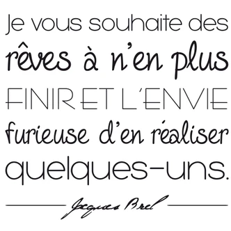 Je vous Souhaite... Wall sticker 