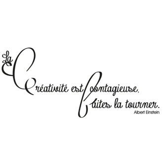 Wandtattoo La créativité est contagieuse... 
