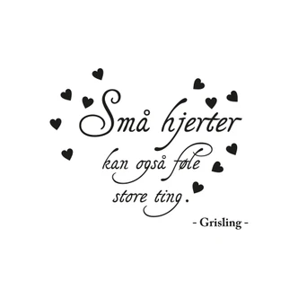 Wallsticker -  Sma hjerter... 
