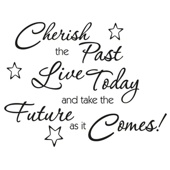 Wandtattoo Cherish the past... 