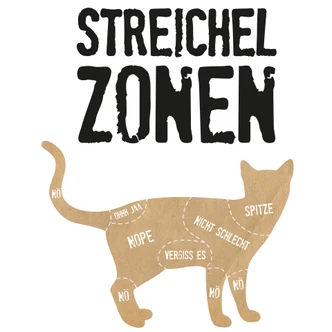 Wandtattoo Streichelzonen Katze 