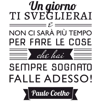 Un giorno... - Wall Sticker 