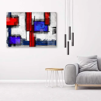 Leinwandbild, Geometrische Abstraktion 