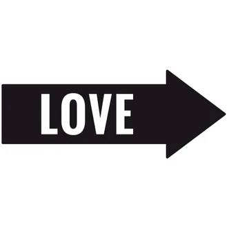 Wall sticker Love arrow Wall sticker Love arrow