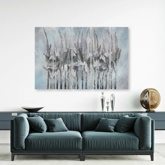 Leinwandbild 5 teilig, Pflanzen Blumen Simnitło 