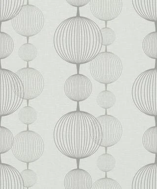 Non-woven wallpaper graphic modern in beige  