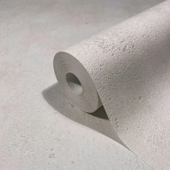 Vliestapete in schimmernder Betonoptik beige Uni 