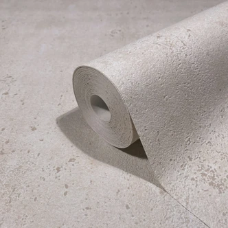 Effen behang, vliesbehang Novamur Yvi beige 