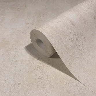 Effen behang, vliesbehang Novamur Yvi beige 