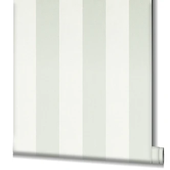 Gestreept behang vliesbehang Novamur Yvi wit, groen 