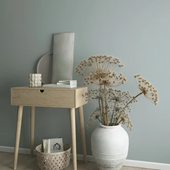 Vliestapete Strukturiert Uni Modern matt in Grau 