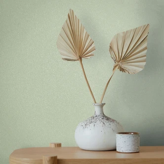 Tapeta z włókniny teksturowana gładka nowoczesna matowa w kolorze oliwkowej zieleni 