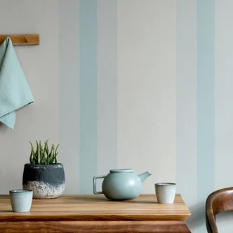 Papel pintado no tejido Rayas Classic mate en azul Papel pintado no tejido Rayas Classic mate en azul