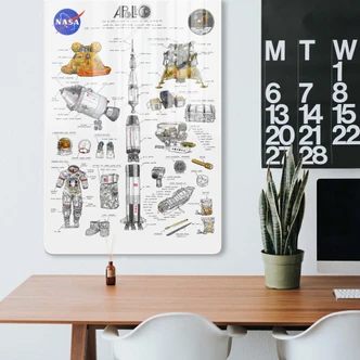 Tableau en verre Sparshott - Apollo 11 