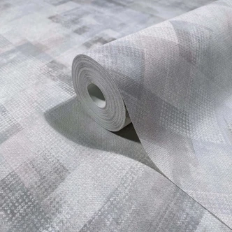 Vliestapete Streifen Grafisch Geometrisch matt in Blau Grau 