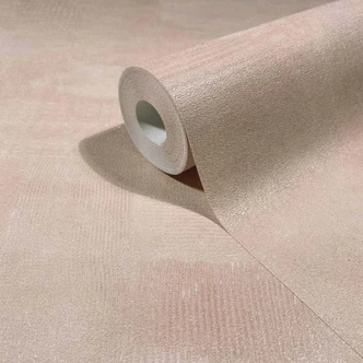 Vliesbehang gipslook, betonlook effen geometrisch mat in rood beige Vliesbehang gipslook, betonlook effen geometrisch mat in rood beige