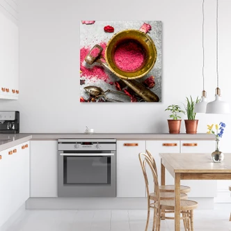 Leinwandbild, Rosa Staub 