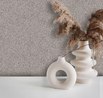 Plain wallpaper, non-woven wallcovering Novamur Yvi greige, platinum Plain wallpaper, non-woven wallcovering Novamur Yvi greige, platinum