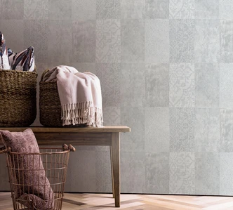 graphic wallpaper, non-woven wallpaper Novamur Yvi greige graphic wallpaper, non-woven wallpaper Novamur Yvi greige