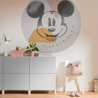 zelfklevend vlies behang - Mickey Abstract - 125 x 125 cm 