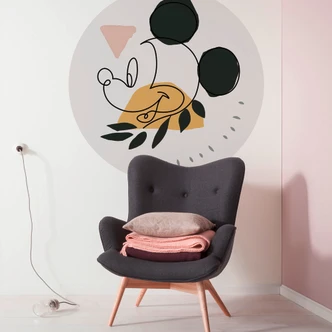 zelfklevend behang - Mickey Modern Art - 125 x 125 cm 
