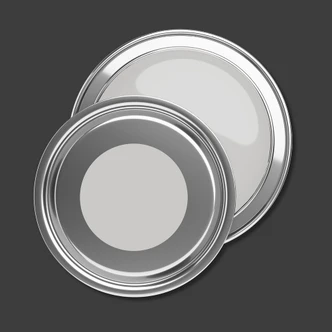 Premium väggfärg grå - Tygmatt väggfärg för interiör - PURO c1001 cool grey 