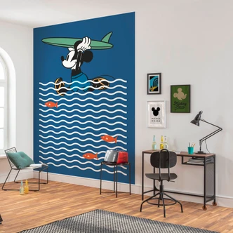 Carta da parati - Topolino fa surf - 200 x 280 cm 