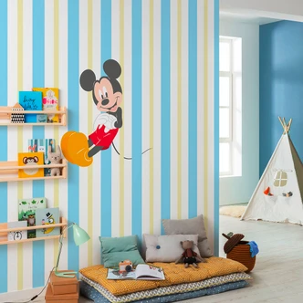 Carta da parati in tessuto non tessuto - Mickey Relax - 200 x 250 cm 