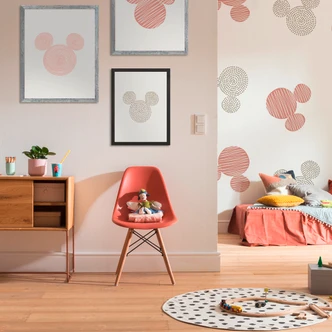 Carta da parati - I cuccioli di Topolino - 300 x 250 cm 