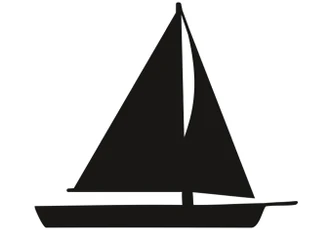 Adesivo murale - Decorazione per piastrelle - barca a vela 