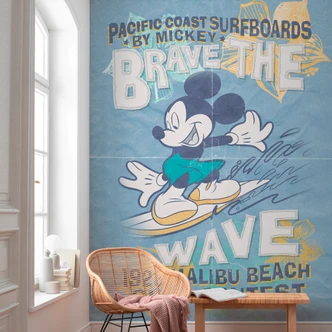 Carta da parati - Mickey Brave the Wave - 200 x 280 cm 