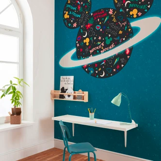 Carta da parati - Planet Mickey - 200 x 280 cm 