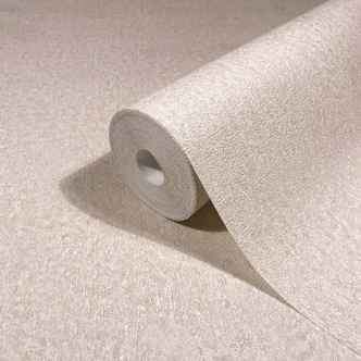 Vliestapete in Beige, Braun Strukturierte Putzoptik Uni 