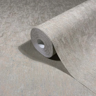 Vliestapete in Beige Betonoptik Uni Modern 