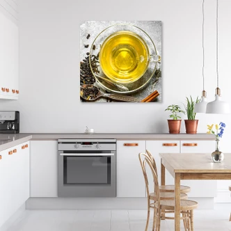 Leinwandbild, Aromatischer Tee 
