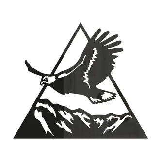 Wanddecoratie Adelaar boven de bergen 